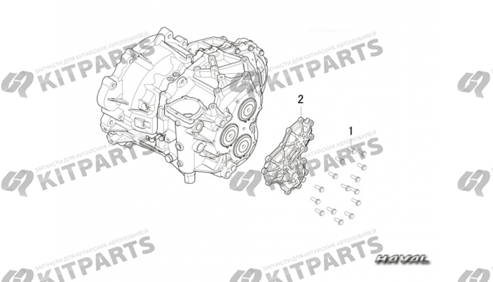 Задняя крышка кпп Haval H6