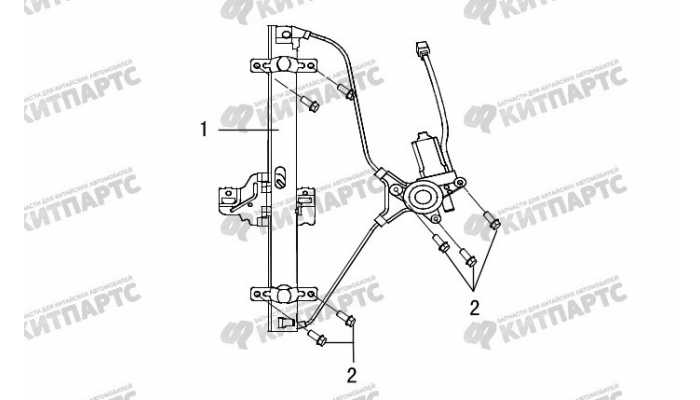 Стеклоподъемник передней двери (электро) Great Wall Hover H3